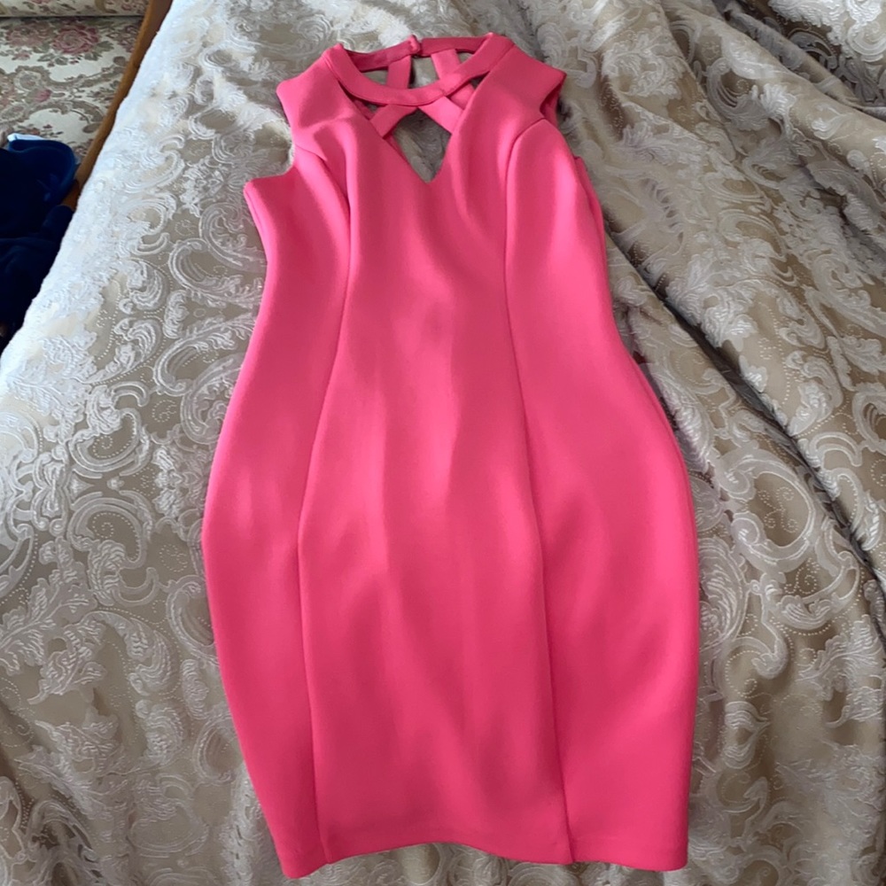 pink bodycon dress